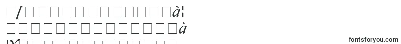 Шрифт PaletteSsiItalic – бенгальские шрифты